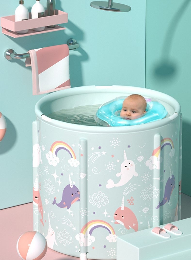 Baby home children's bath tub foldable installation-free bath tub baby swimming pool toddler bath tub bathtub - Image 3